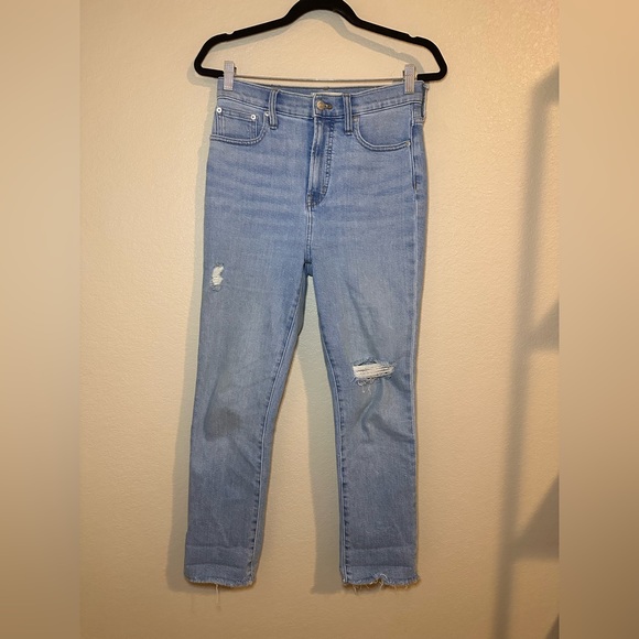 Madewell Perfect Vintage Jeans Coffey Wash Worn In Edition - Picture 6 of 9